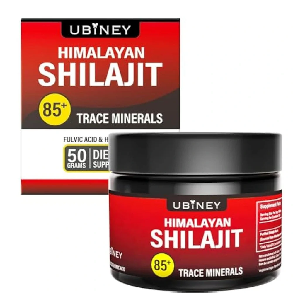 4 Pack | Himalayan Shilajit Resin | 500mg | Organic Trace Minerals | Pure 50g